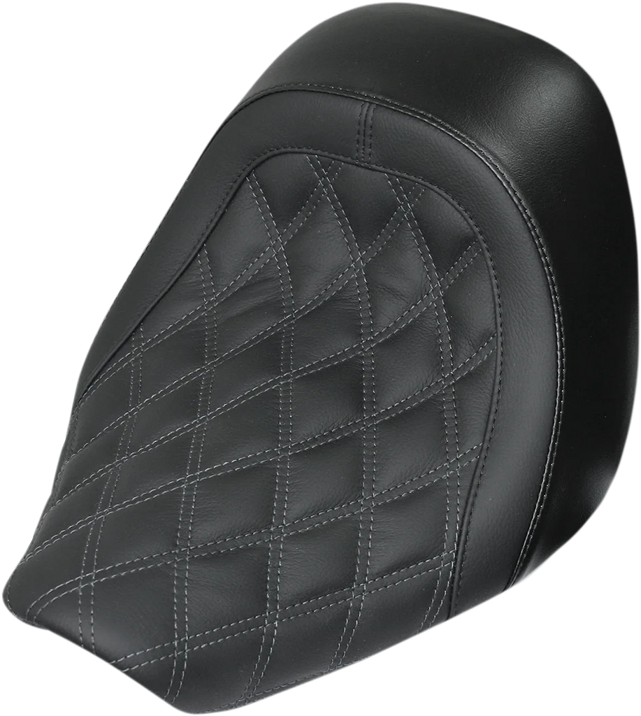 Danny Gray Speed Cradle Solo Seat - Double Diamond Stitch - FXCW/C '08-'11 21-714DIA - Main Product View