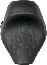 Load image into Gallery viewer, Danny Gray Speed Cradle Solo Seat - Flame Stitched - FXCW/C '08-'11 21-714F - Side View