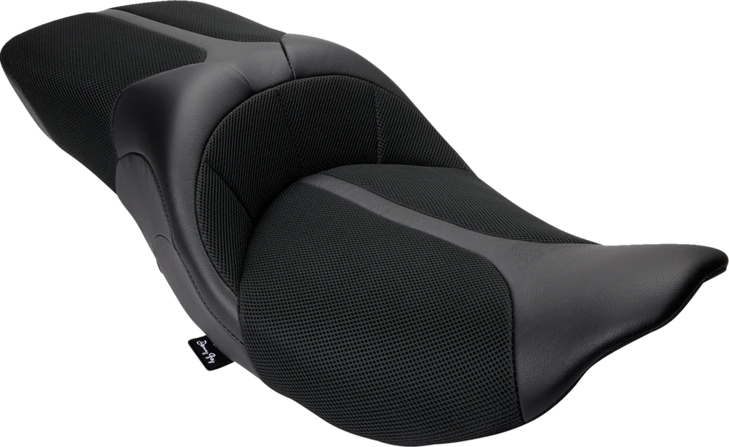 Danny Gray TourIST Seat - Air - Black -Leather - FL '08-'23 FA-DGE-0320 - Main Product View
