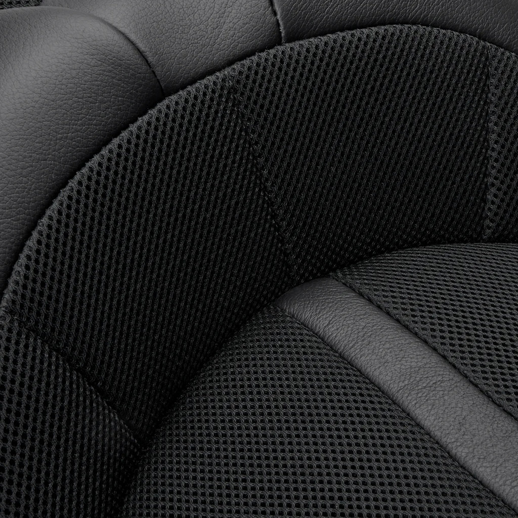 Danny Gray TourIST Seat - Air - Black -Leather - FL '08-'23 FA-DGE-0320 - Back View