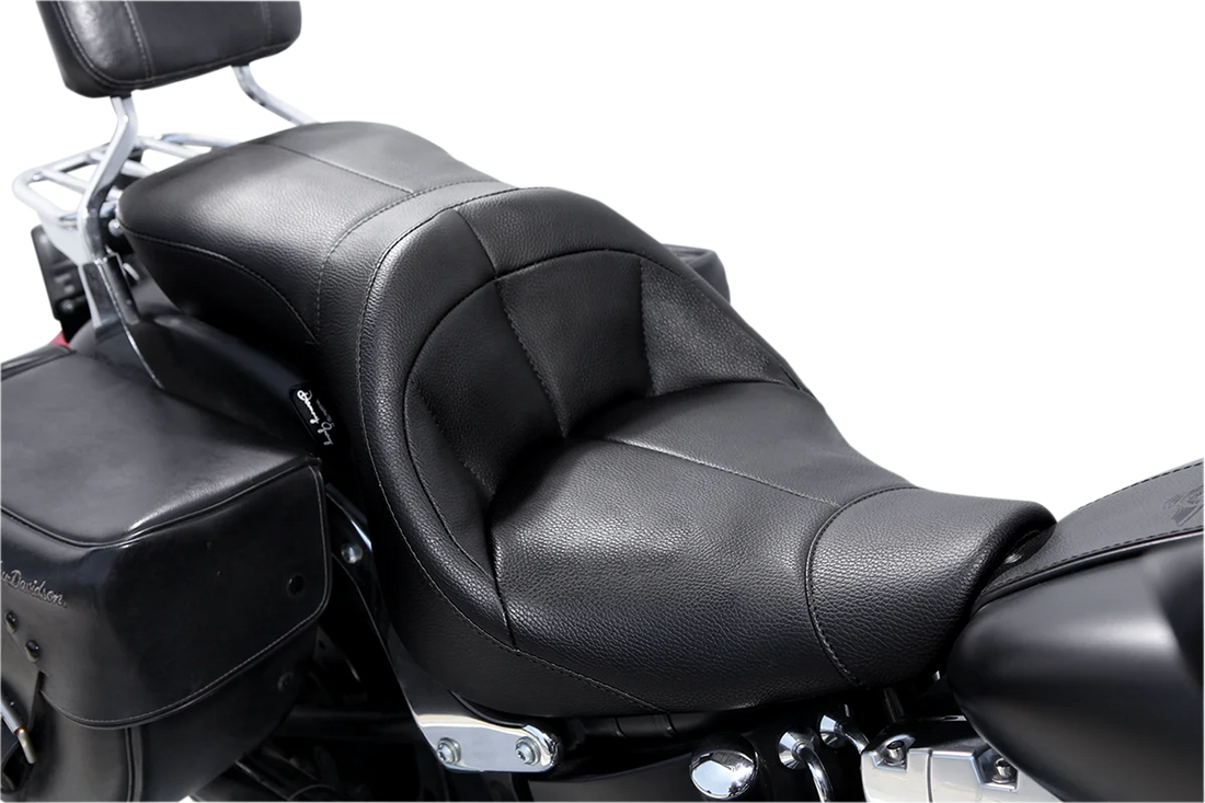 Danny Gray TourIST Seat - Air - Black - Vinyl - FL '07-'17 FA-DGE-0317 - Back View