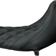 Load image into Gallery viewer, Danny Gray Weekday Solo Seat - Double Diamond w/ Charcoal Stitch - FXCW/C '08-'11 21-701DIA - Main Product View