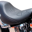 Load image into Gallery viewer, Danny Gray Weekday Solo Seat - Flame Stitch - FXSTD '00-'07 20-701DS02 - Side View