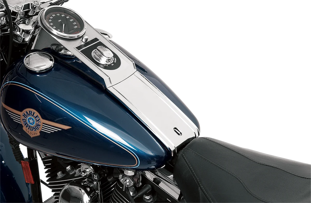 Dash Panel - Chrome DragSpecialties 15-0323NU-BC - Side View