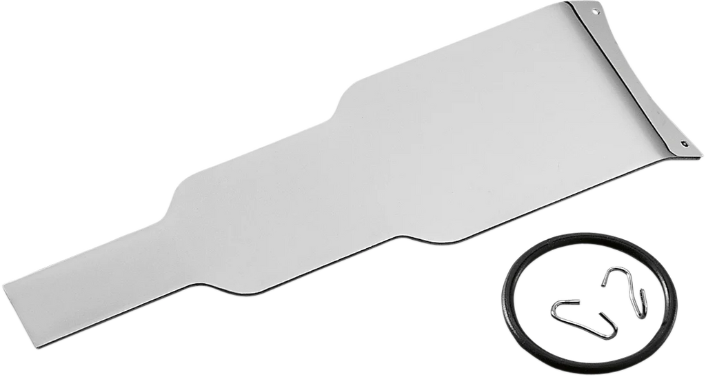 Dash Panel for Fat Bob-Style Tank - Chrome DragSpecialties 301148-BX-LB2 - Main Product View