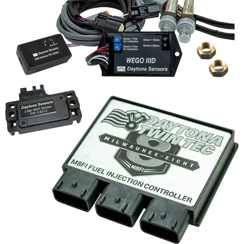Daytona Twin Tec Fuel Injection Electronic Control Module Kit with 3 BAR Manifold Absolute Sensor 17810 fits 2017-2020 Tou...