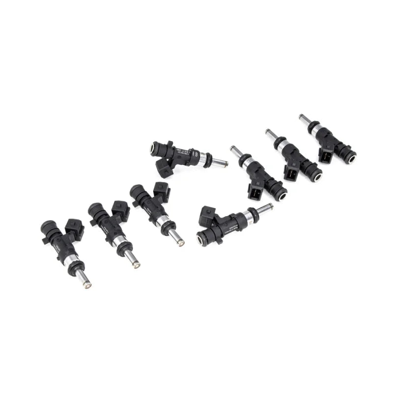 DeatschWerks 00-03 BMW M5 E39 S62 1100cc Injectors - Set of 8 - Side View