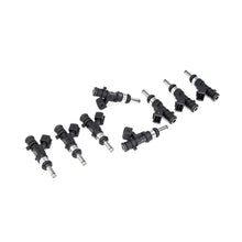 Load image into Gallery viewer, DeatschWerks 00-03 BMW M5 E39 S62 1100cc Injectors - Set of 8 - Side View