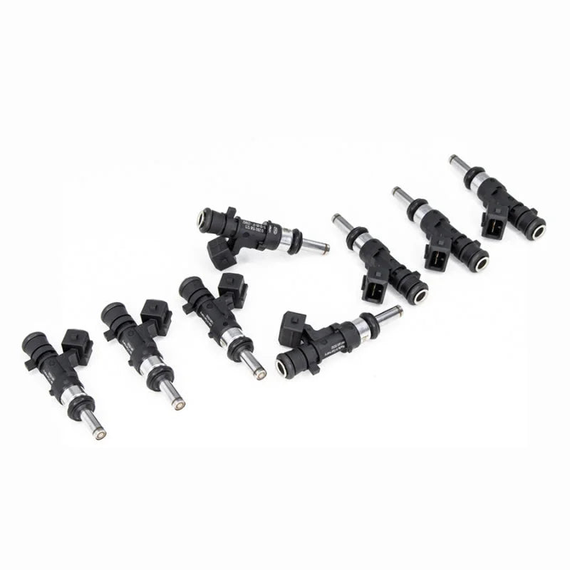 DeatschWerks 00-03 BMW M5 E39 S62 600cc Injectors - Set of 8 - Side View
