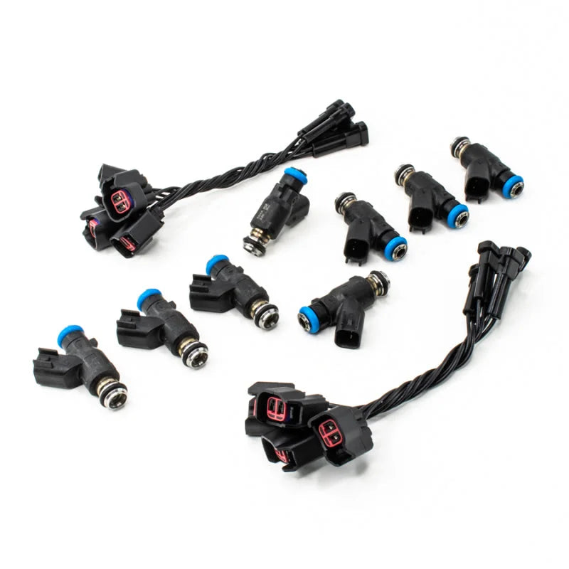 DeatschWerks 00-06 Chevrolet Silverado/Sierra 44lb Injectors - Set of 8 - Side View
