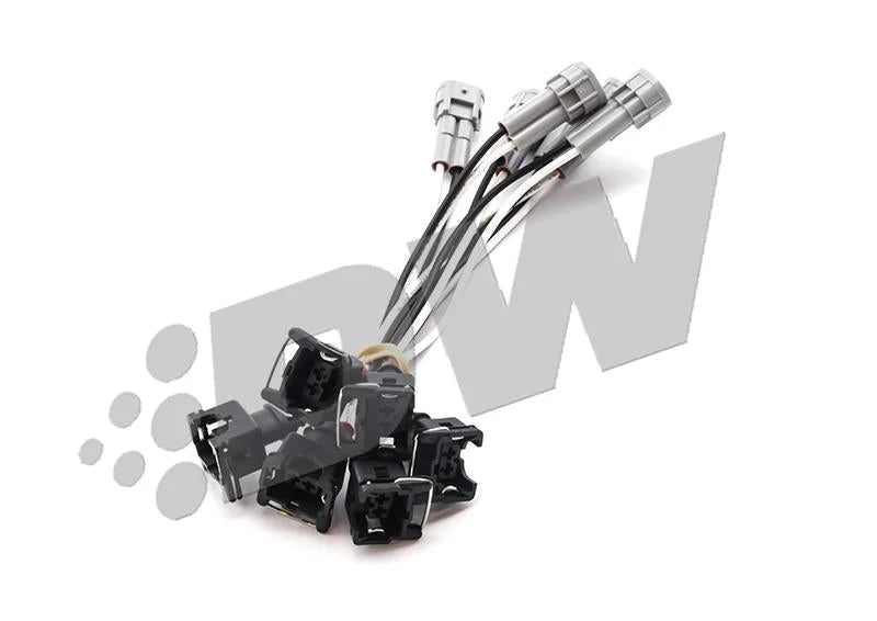 DeatschWerks 01-05 Lexus IS300 2JZ-GE Bosch EV14 1200cc Injectors (Set of 6) - Installation View