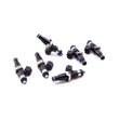 Load image into Gallery viewer, DeatschWerks 01-05 Lexus IS300 2JZ-GE Bosch EV14 1500cc Injectors (Set of 6) - Back View
