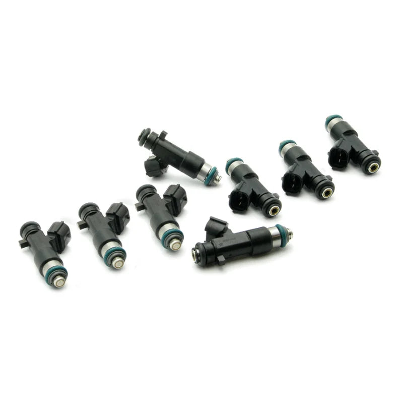 DeatschWerks 01-08 Audi S4/RS6/S6/S8 4.2L 350cc Injectors - Set of 8 - Side View