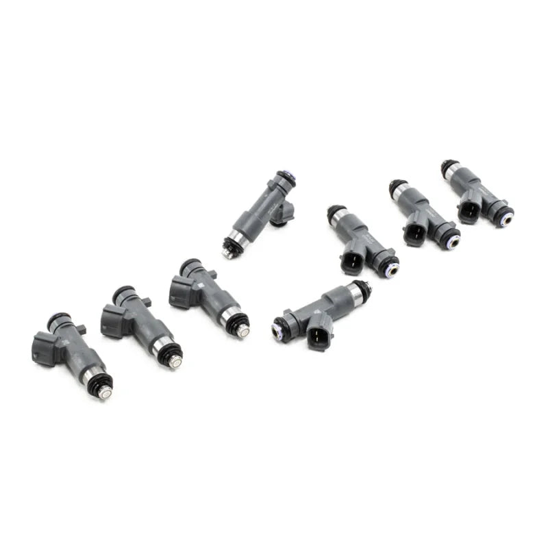 DeatschWerks 01-09 Audi S4/RS6/S6 4.2L V8 550cc Injectors - Set of 8 - Side View