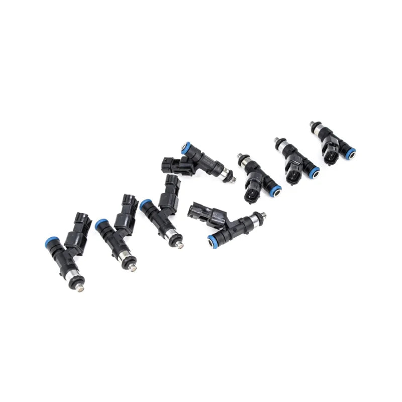 DeatschWerks 01-09 Audi S4/RS6/S6 4.2L V8 750cc Injectors - Set of 8 - Side View