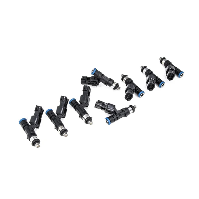 DeatschWerks 01-09 Audi S4/RS6/S6/S8 4.2L 1000cc Injectors - Set of 8 - Side View