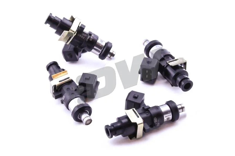 DeatschWerks 02-14 Subaru WRX / 07-14 Legacy GT / 07-14 STI Bosch EV14 1500cc Injectors (Set of 4) - Back View