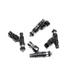 Load image into Gallery viewer, DeatschWerks 02-14 WRX / 07-15 STi / 07-12 LGT EJ20/EJ25 650cc Top Feed Injectors - Set of 4