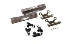 Load image into Gallery viewer, DeatschWerks 02+ Subaru WRX / 07+ STI/LGT Top Feed Fuel Rail Upgrade Kit w/ 1000cc Injectors - Side View
