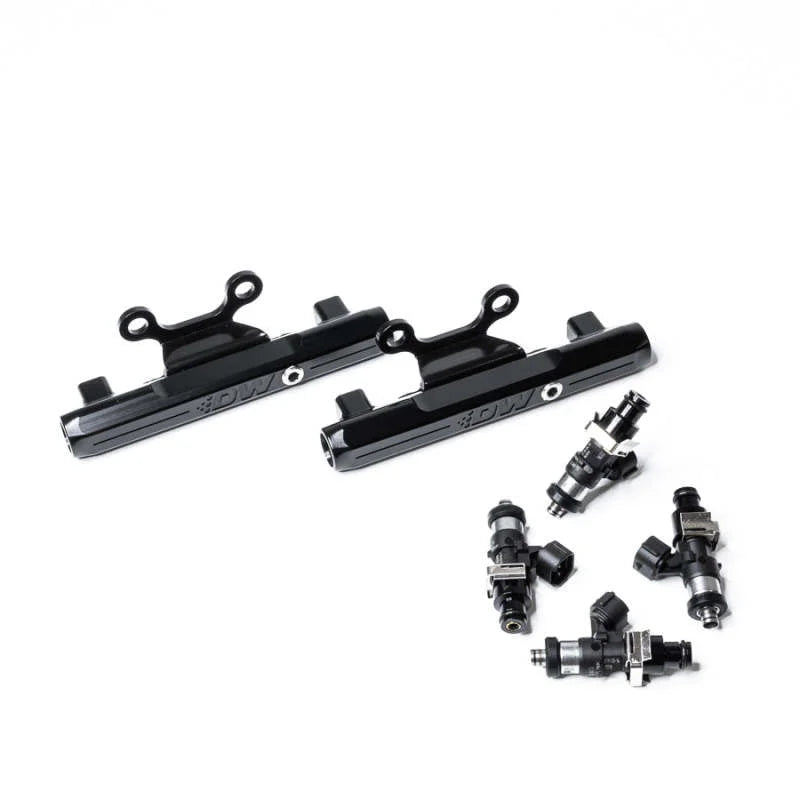 DeatschWerks 02+ Subaru WRX / 07+ STI/LGT Top Feed Fuel Rail Upgrade Kit w/ 2200cc Injectors - Installation View