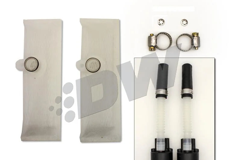 DeatschWerks 03-04 Ford Mustang Cobra DW300M Fuel Pump Set Up Kit - Main Product View
