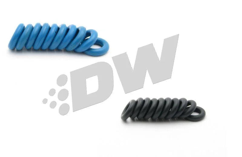 DeatschWerks 03-06 Dodge Viper (Drop In) / 92-02 Viper (Top Feed Only) 90lb Injectors - Set of 10 - Back View