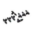 Load image into Gallery viewer, DeatschWerks 03-06 Mercedes CL55 AMG / 03-06 E55 AMG Bosch EV14 1200cc Injectors (Set of 8) - Back View