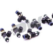 Load image into Gallery viewer, DeatschWerks 03-06 Mercedes CL55 AMG / 03-06 E55 AMG Bosch EV14 1500cc Injectors (Set of 8) - Back View