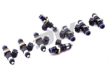 Load image into Gallery viewer, DeatschWerks 03-06 Mercedes CL55 AMG / 03-06 E55 AMG Bosch EV14 1500cc Injectors (Set of 8) - Back View