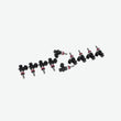 Load image into Gallery viewer, DeatschWerks 03-10/12-17 Dodge Viper / 92-02 Dodge Viper (for Top Feed) 1200cc Injectors (Set of 10) - Back View