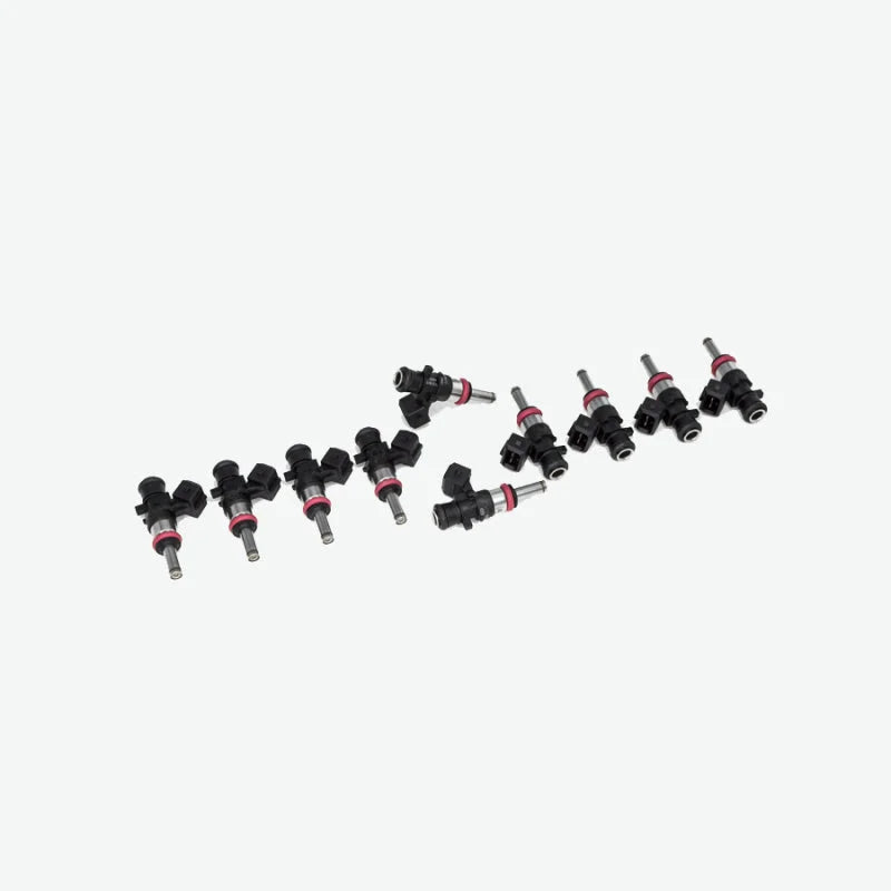 DeatschWerks 03-10/12-17 Dodge Viper / 92-02 Dodge Viper (for Top Feed) 1200cc Injectors (Set of 10) - Back View