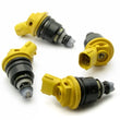 Load image into Gallery viewer, DeatschWerks 04-06 STi / 04-06 Legacy GT EJ25 740cc Side Feed Injectors  *DOES NOT FIT OTHER YEARS* - Side View