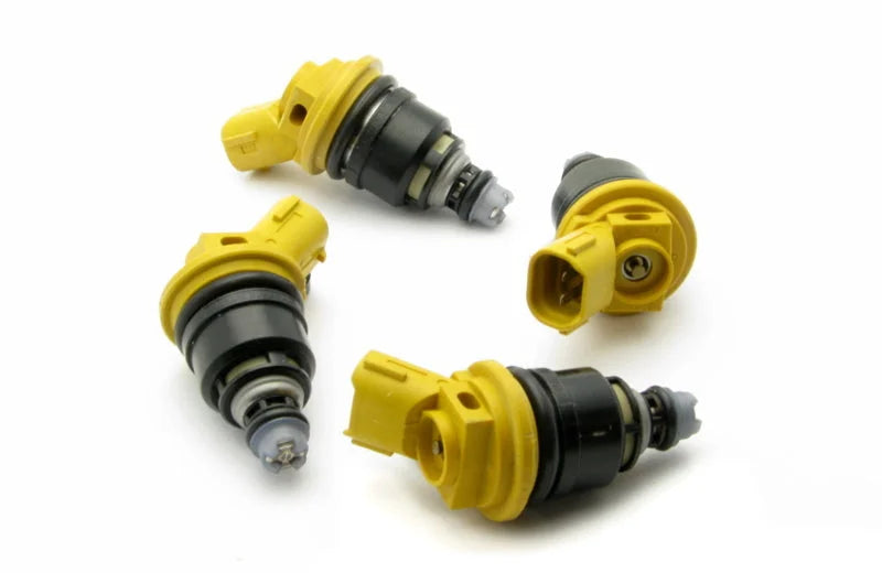 DeatschWerks 04-06 STi / 04-06 Legacy GT EJ25 740cc Side Feed Injectors  *DOES NOT FIT OTHER YEARS* - Side View