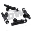 Load image into Gallery viewer, DeatschWerks 04-06 Subaru STI/LGT Side Feed to Top Feed Fuel Rail Conv Kit w/ 1000cc Injectors - Main Product View