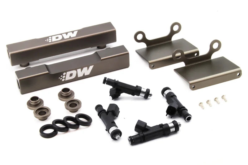 DeatschWerks 04-06 Subaru STI/LGT Side Feed to Top Feed Fuel Rail Conv Kit w/ 1000cc Injectors - Additional View 6