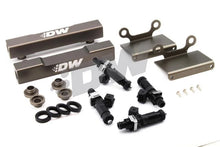 Load image into Gallery viewer, DeatschWerks 04-06 Subaru STI/LGT Side Feed to Top Feed Fuel Rail Conv Kit w/ 2200cc Injectors - Installation View