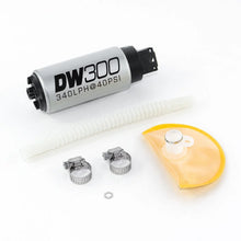 Load image into Gallery viewer, DeatschWerks 04-08 Mazda RX-8 DW300 340 LPH In-Tank Fuel Pump w/ Install Kit - Main Product View