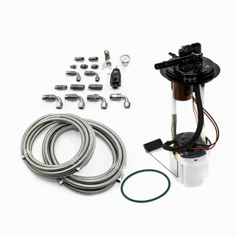 DeatschWerks 05-09 GM Truck DW400 Pump Module w/CPE fuel lines - Main Product View
