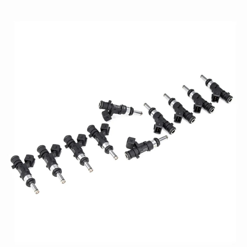 DeatschWerks 05-10 BMW E60/E63/E64 S85 1100cc Injectors - Set of 10 - Side View