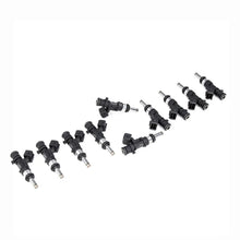 Load image into Gallery viewer, DeatschWerks 05-10 BMW E60/E63/E64 S85 1100cc Injectors - Set of 10 - Side View