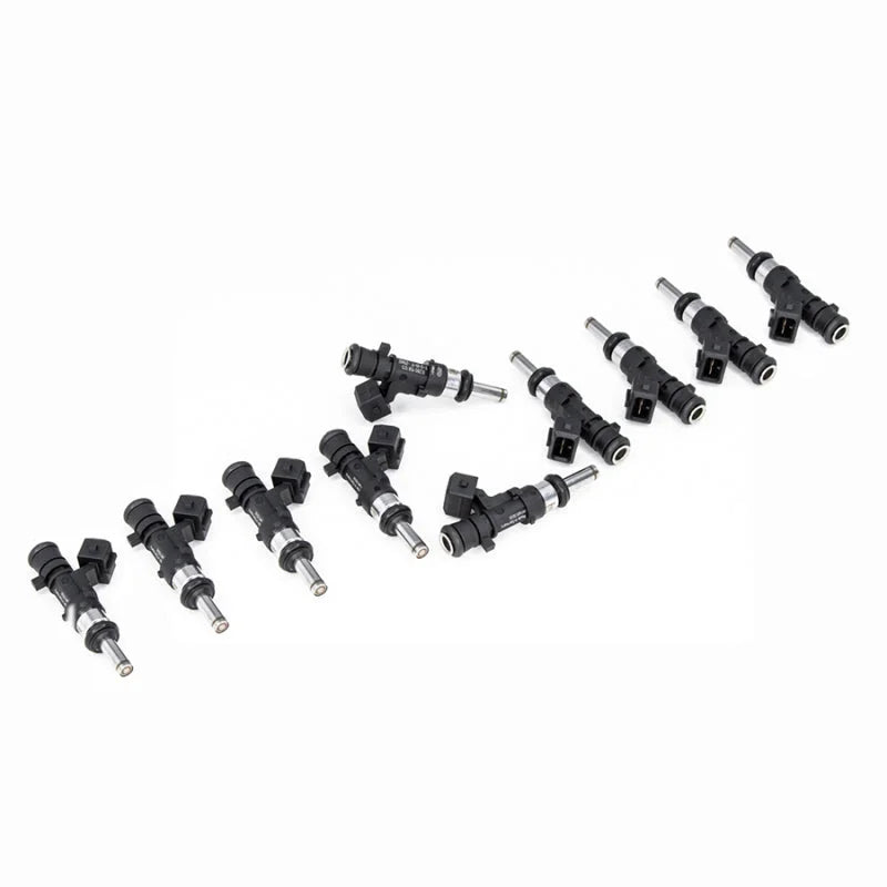 DeatschWerks 05-10 BMW E60/E63/E64 S85 600cc Injectors - Set of 10 - Side View
