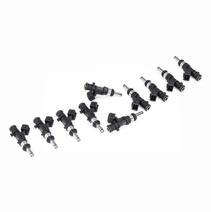 DeatschWerks 05-10 BMW E60/E63/E64 S85 850cc Injectors - Set of 10 - Side View