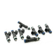 Load image into Gallery viewer, DeatschWerks 05-11+ Mustang / 97-08 Gas F-Series (150/250) 39lb  Top Feed Injectors - Main Product View
