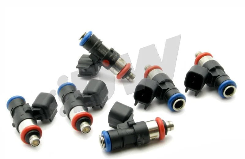 DeatschWerks 05-11+ Mustang / 97-08 Gas F-Series (150/250) 39lb  Top Feed Injectors - Side View
