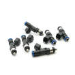 Load image into Gallery viewer, DeatschWerks 07-12 Nissan GTR VR38DETT 750cc Injectors - Set of 6 - Installation View