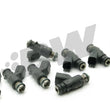 Load image into Gallery viewer, DeatschWerks 07-13 All Gas Vortec V8s (4.8L/5.3L/6.0L/6.2L) 56lb/hr Injectors (Set of 8) - Back View