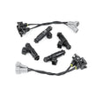 Load image into Gallery viewer, DeatschWerks 07-15 Mitsubishi Evo X 4B11T Bosch EV14 1500cc Injectors (Set of 4) - Back View