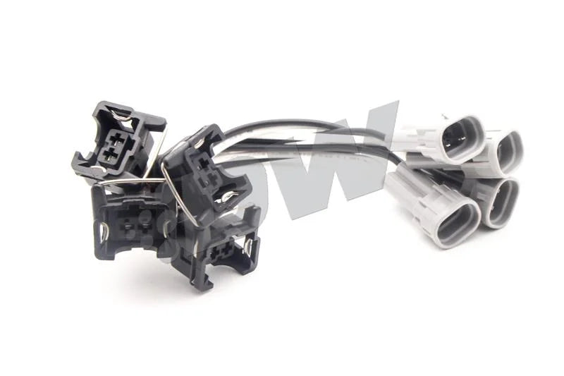 DeatschWerks 07-15 Mitsubishi Evo X 850cc XT Nozzle Injectors - Back View