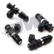 Load image into Gallery viewer, DeatschWerks 09-12 Hyundai Genesis Coupe 2.0T Bosch EV14 1200cc Injectors (Set of 4) - Back View