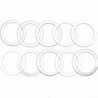 Load image into Gallery viewer, DeatschWerks -10 AN Aluminum Crush Washer (Pack of 10) - Side View
